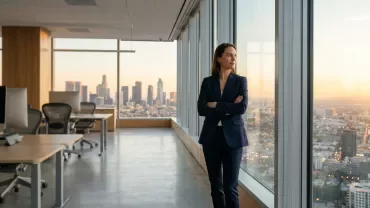 Business Woman im Büro
