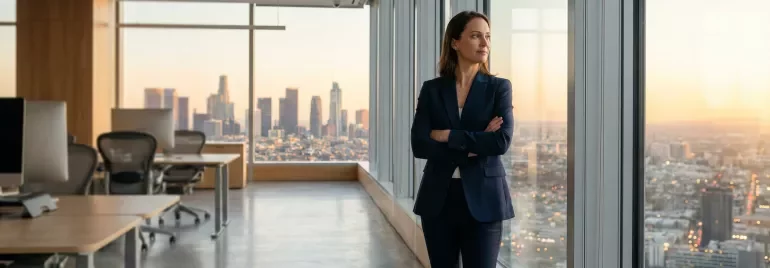 Business Woman im Büro