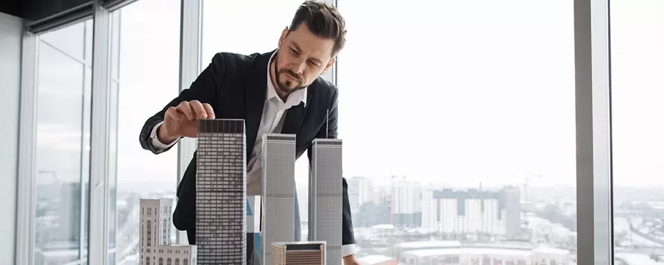 Property Manager am Arbeitsplatz