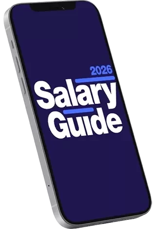 Salary guide promotional phone screen